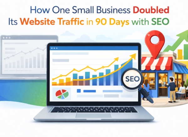 How One Small Business Doubled Its Website Traffic in 90 Days with SEO