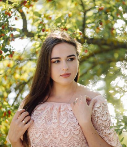 Beautiful portrait of pregnant woman